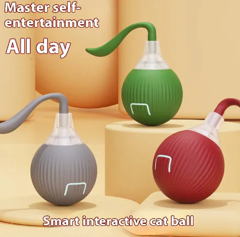Get Your Cat Moving with the Super Fun Interactive Rolling Ball! 🐾🎉